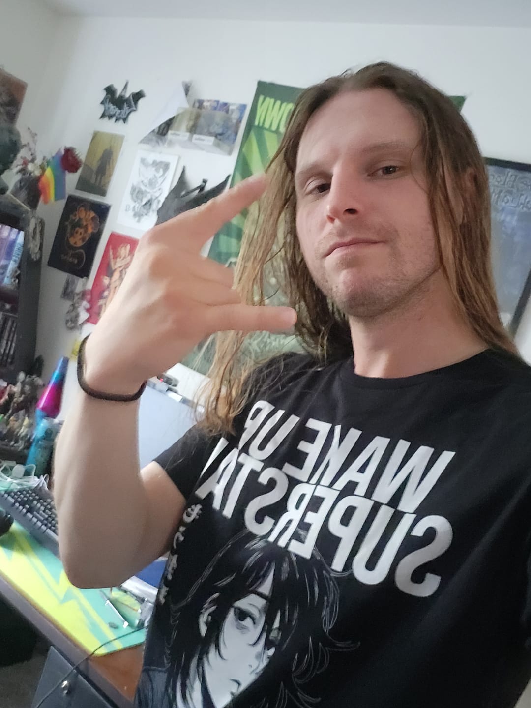 Customer photo review of Wake Up Superstar ❀ T-shirt