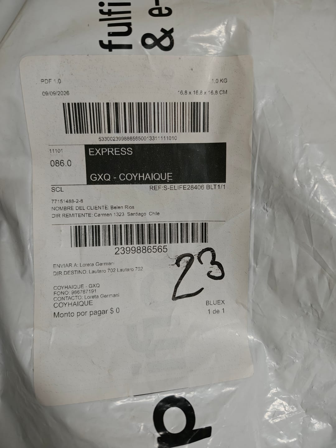 Customer photo review of ¡Pack 18 de Septiembre 🇨🇱!