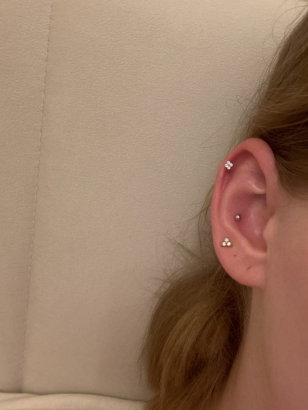 Customer photo review of Cute Four Piercing | Titan