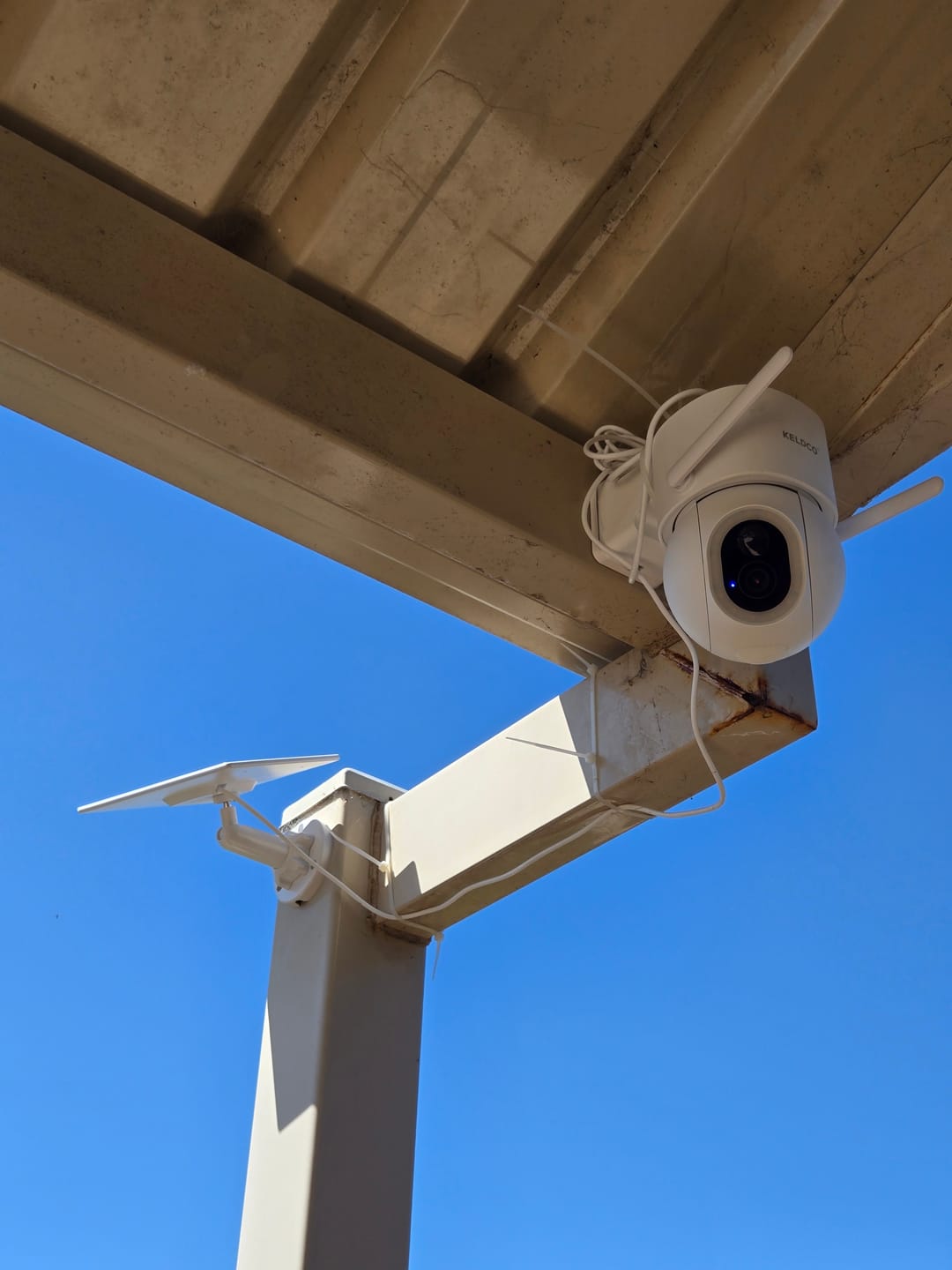 Customer photo review of KeldCo Solar Camera 3.0 128GB Perimeter Kit