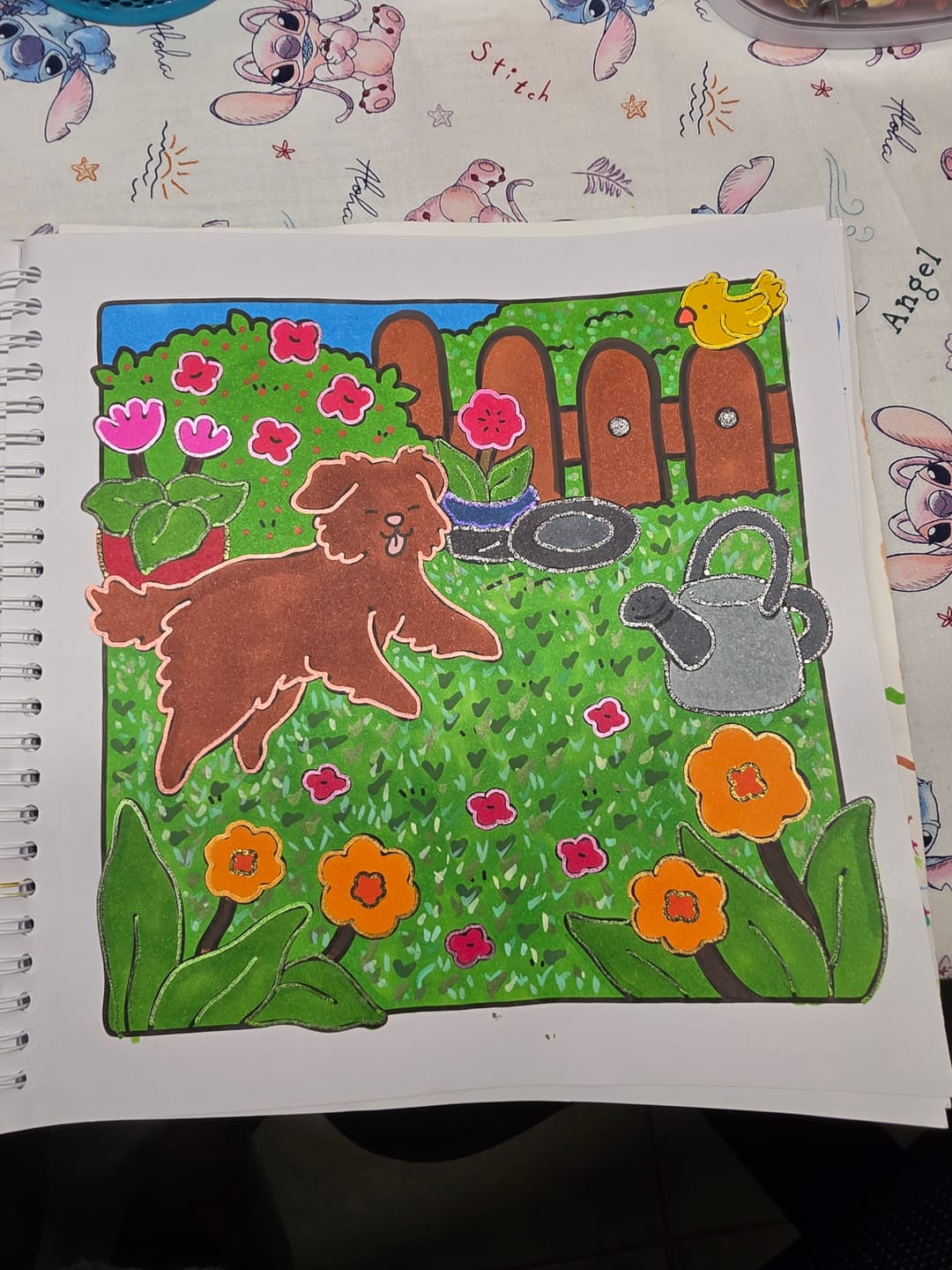 Customer photo review of Ohuhu Honolulu 48 Mid-tone Colors Dual Tips Alcohol Art Markers (New Color Codes)