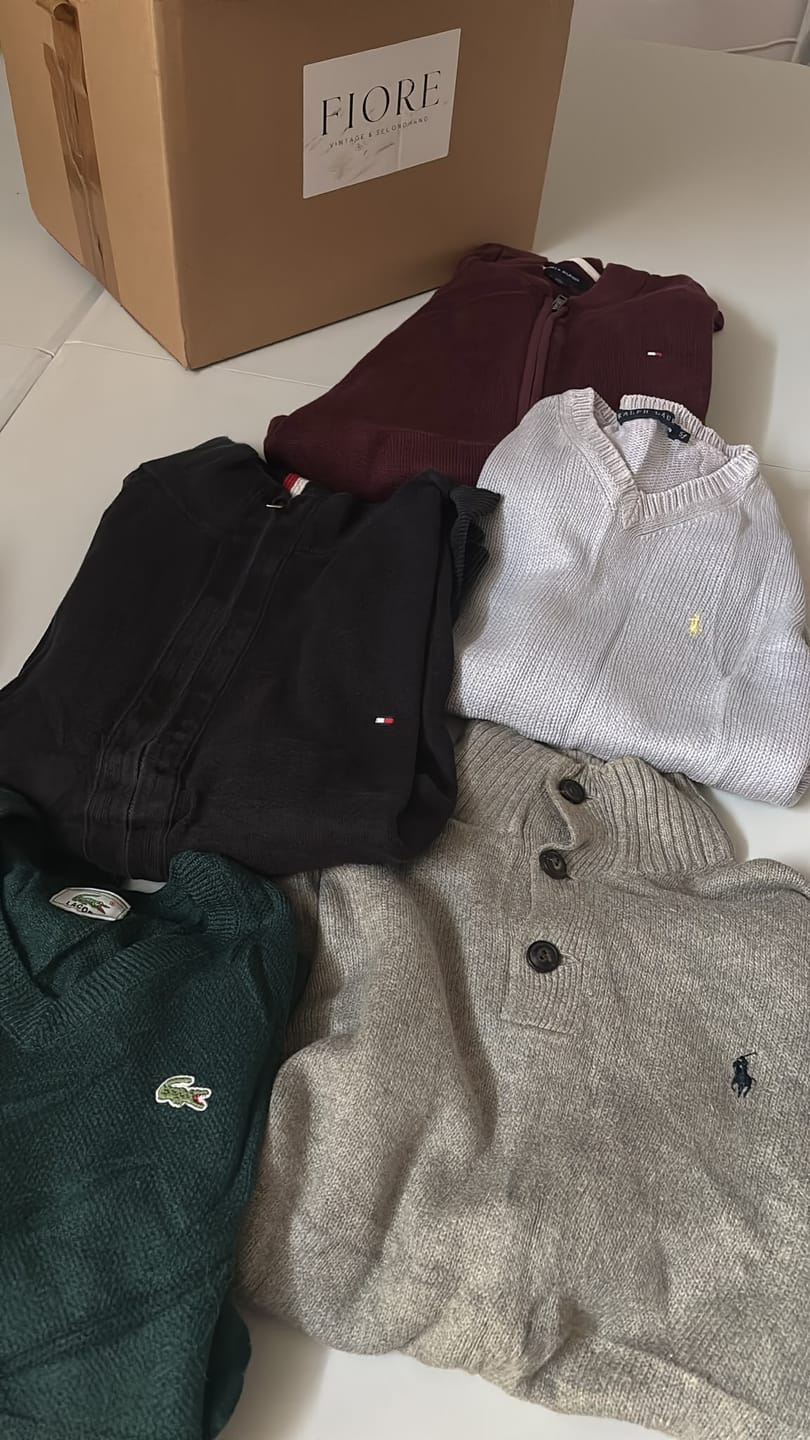 Customer photo review of Fiore Vintage & Secondhand - Box 5 pz Maglioni Ralph Lauren, Lacoste, Tommy Hilfiger PREMIUM