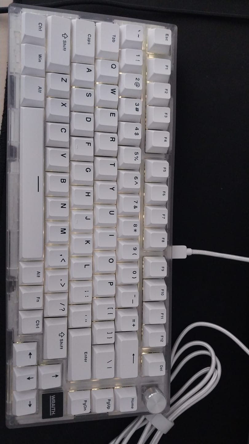 Customer photo review of Wraith W75 V2 Klavye (Manyetik Switch / HE)
