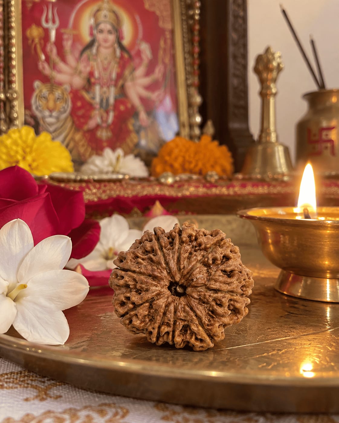 Customer photo review of 9 Mukhi Rudraksha (Nepali)