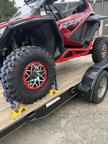 Customer photo review of Overhead Fan with RGB for UTV with 57-42 Inch Roof Width for Polaris Ranger, RZR, Can-Am Defender, CFMOTO Uforce