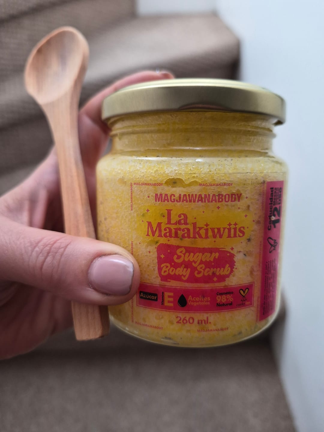Customer photo review of Exfoliante La Marakiwiis