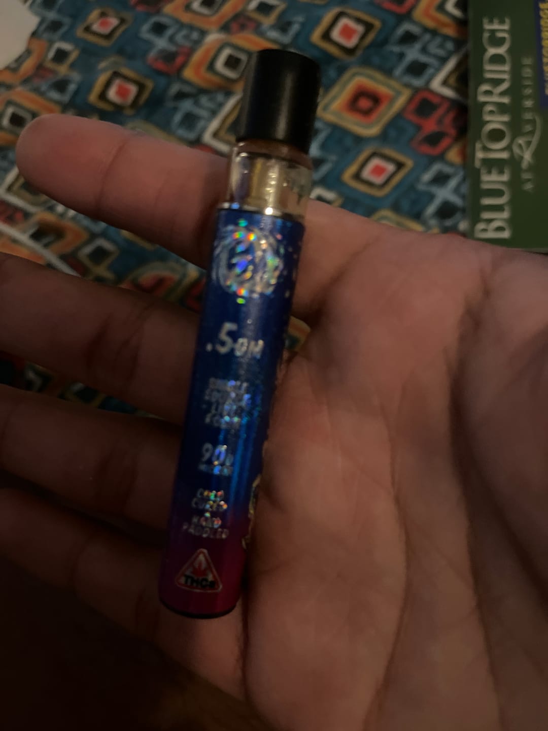 Customer photo review of THCA Live Rosin Vape (0.5g)