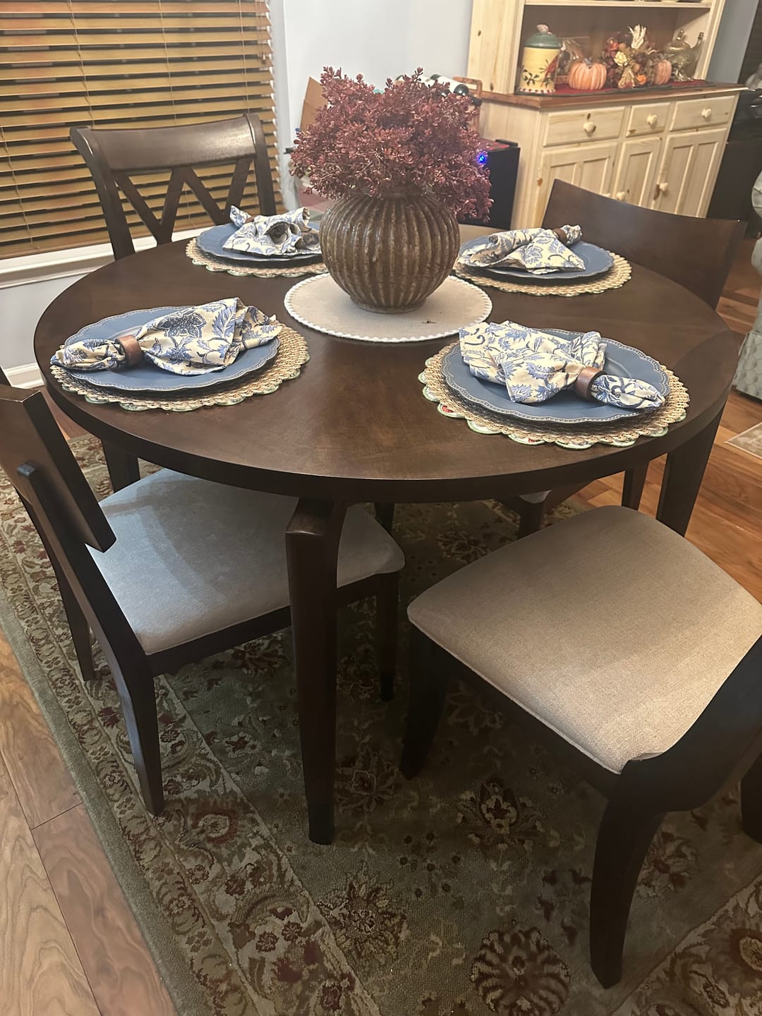 Customer photo review of Brown Aged Terracotta Vase