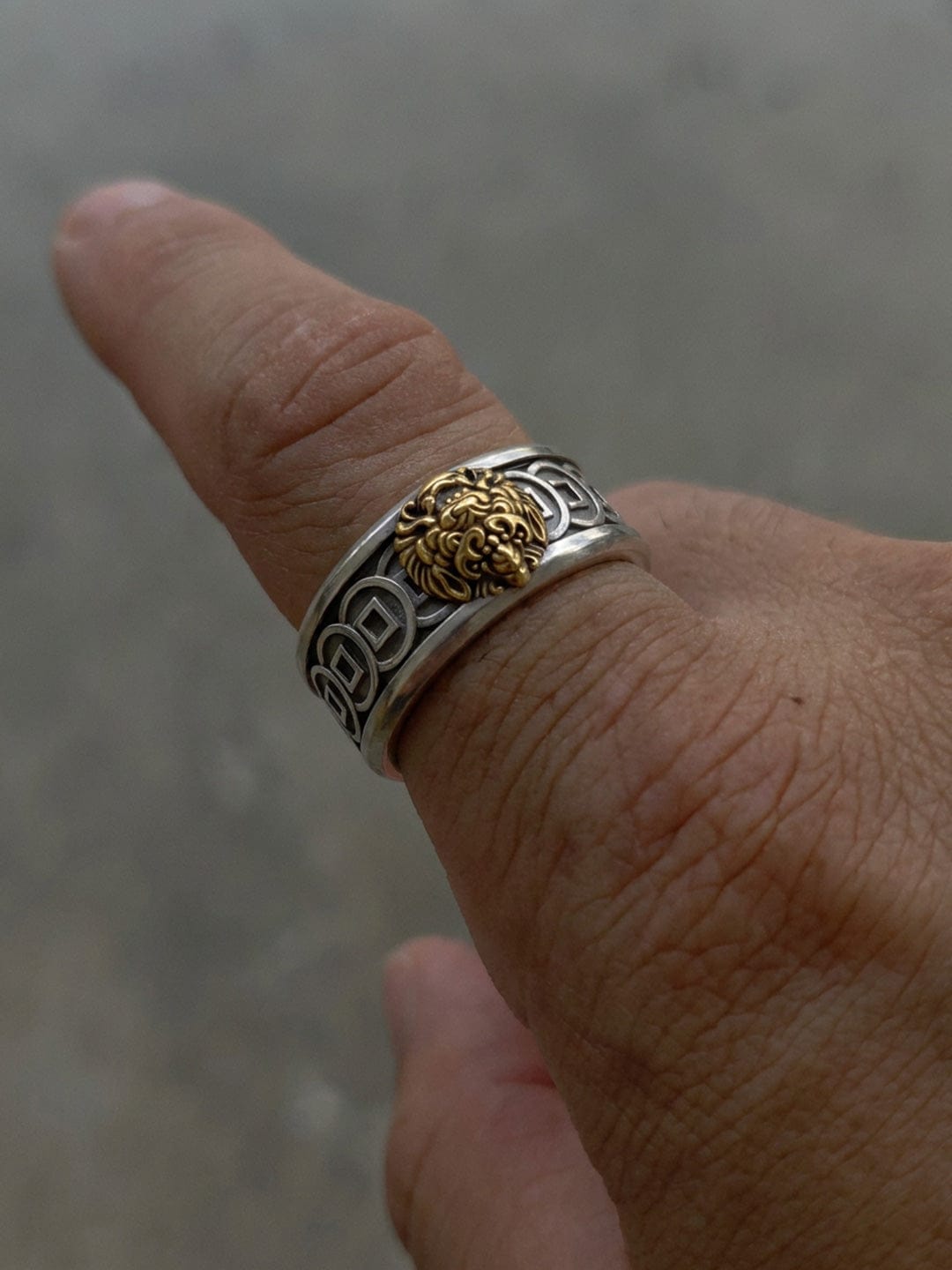 Customer photo review of The Coin Sovereign Pixiu Ring