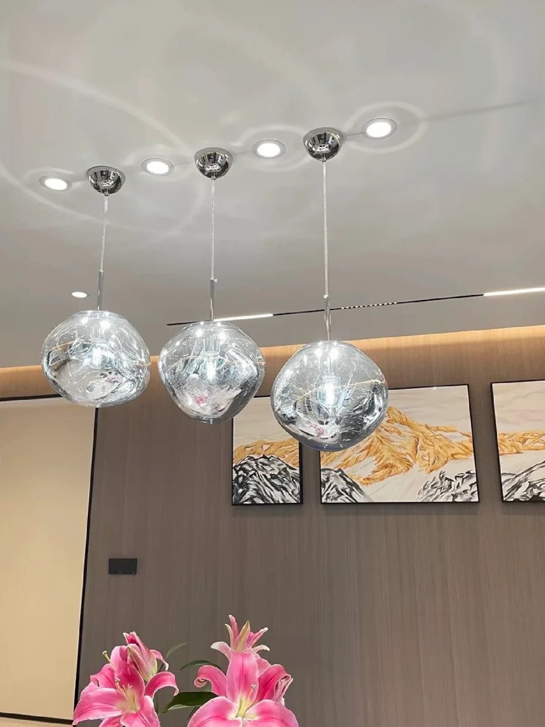 Customer photo review of Tambora Lava Pendant Light, Bulb Version