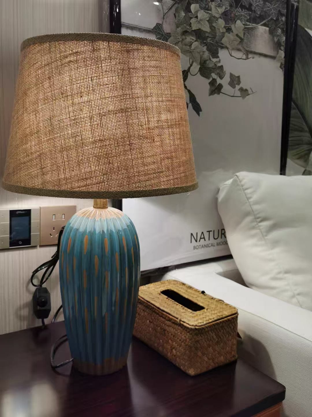 Customer photo review of American Vintage Ceramic Table Lamp