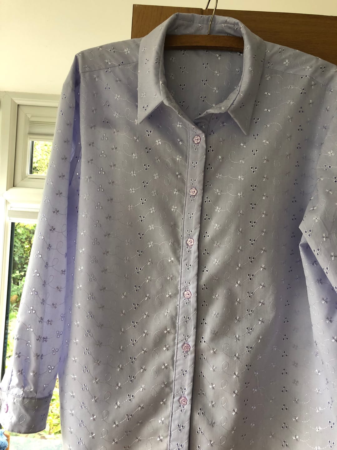 Customer photo review of Special Offer Broderie Anglaise Polycotton Fabric