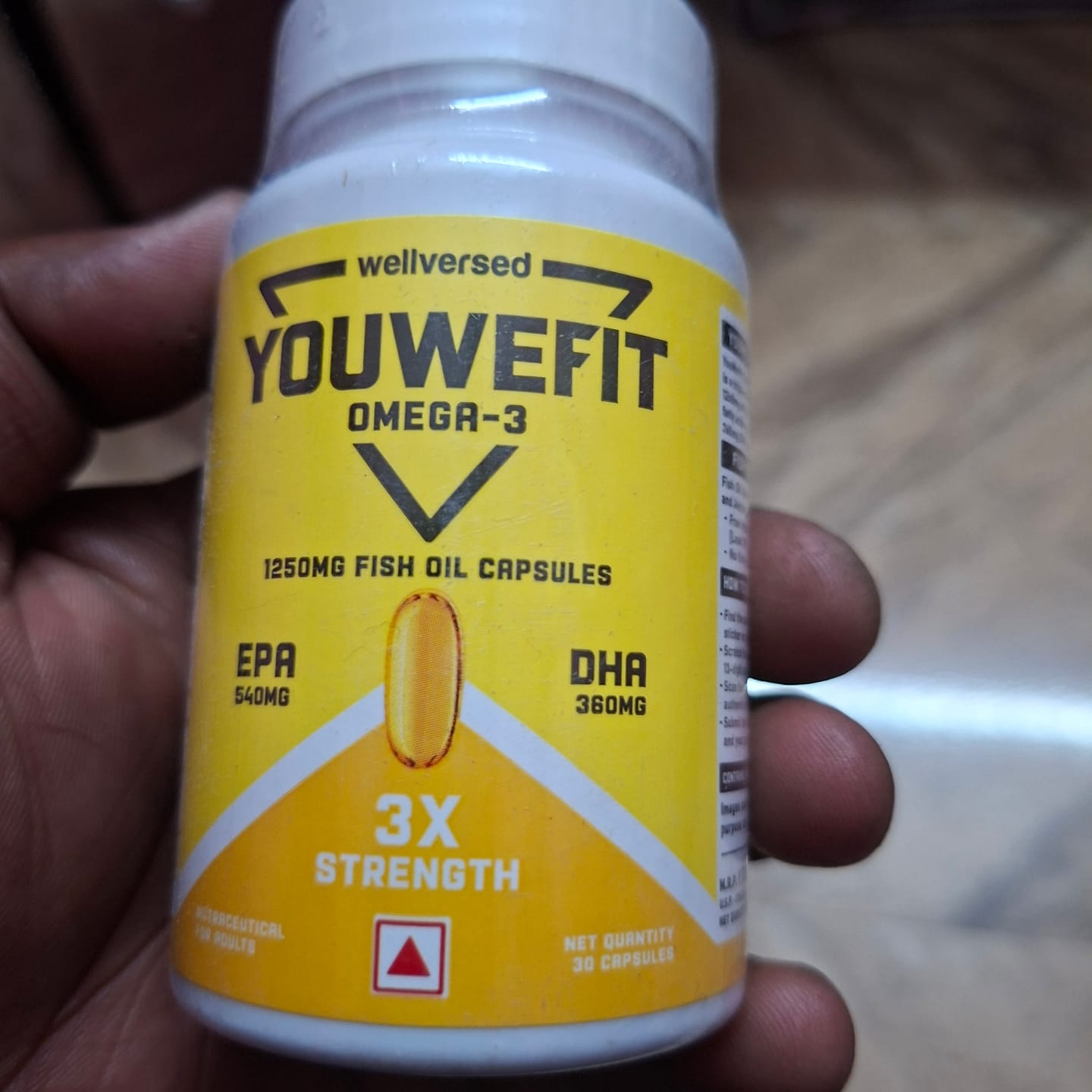 Customer photo review of YouWeFit Omega-3 Fish Oil (60 Capsules), 1250mg