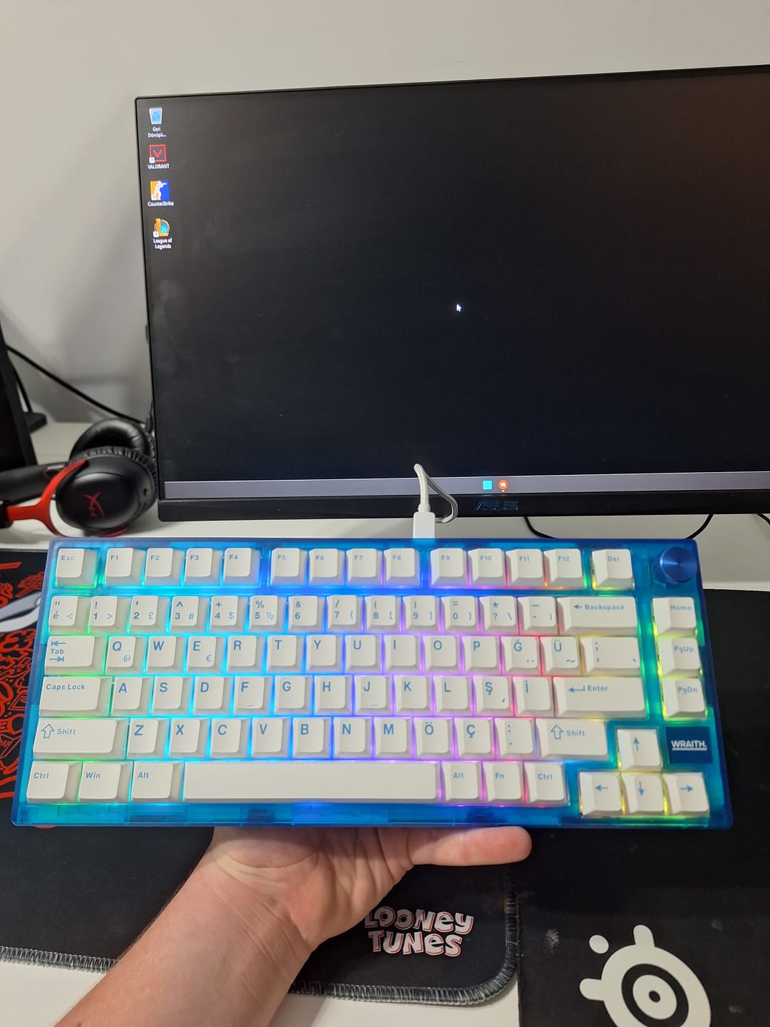 Customer photo review of Wraith W75 V2 Klavye (Manyetik Switch / HE)