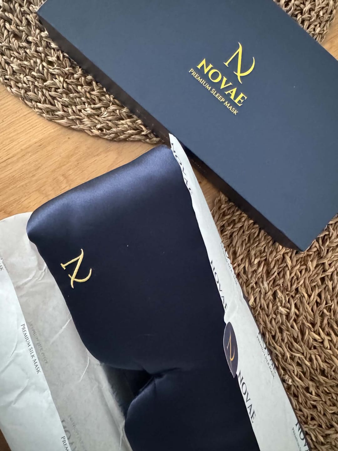 Customer photo review of Novae Sleep Mask