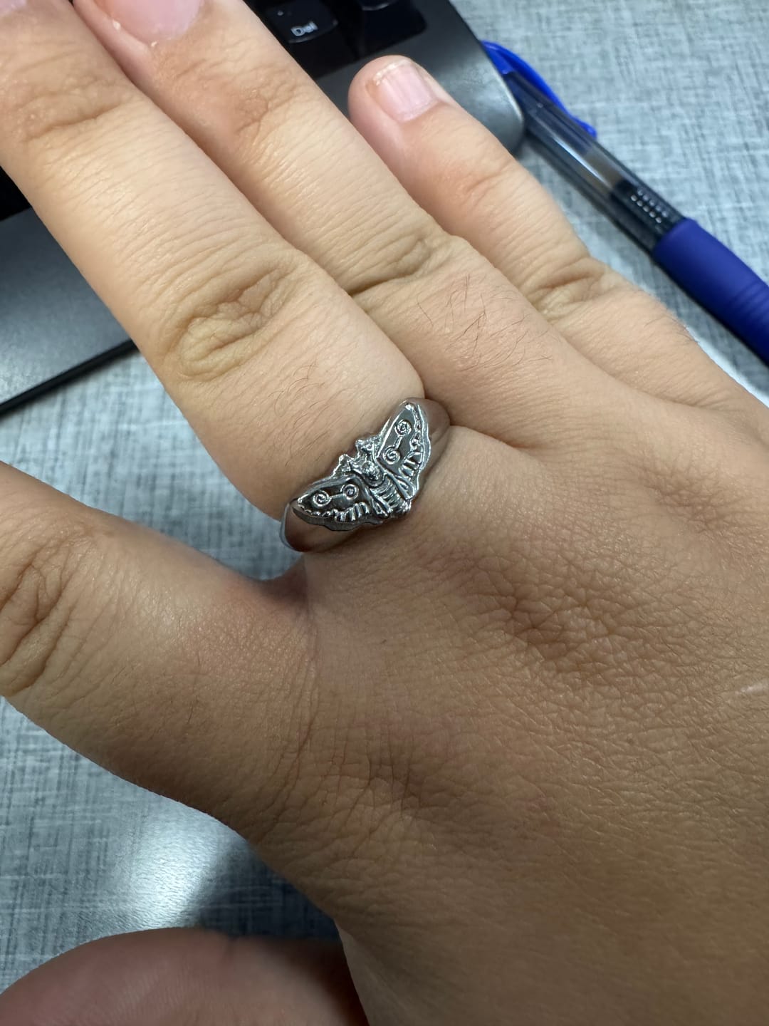 Customer photo review of MOTH RING