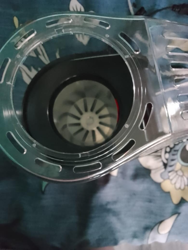 Customer photo review of Oil-Free Popcorn Maker Machine
