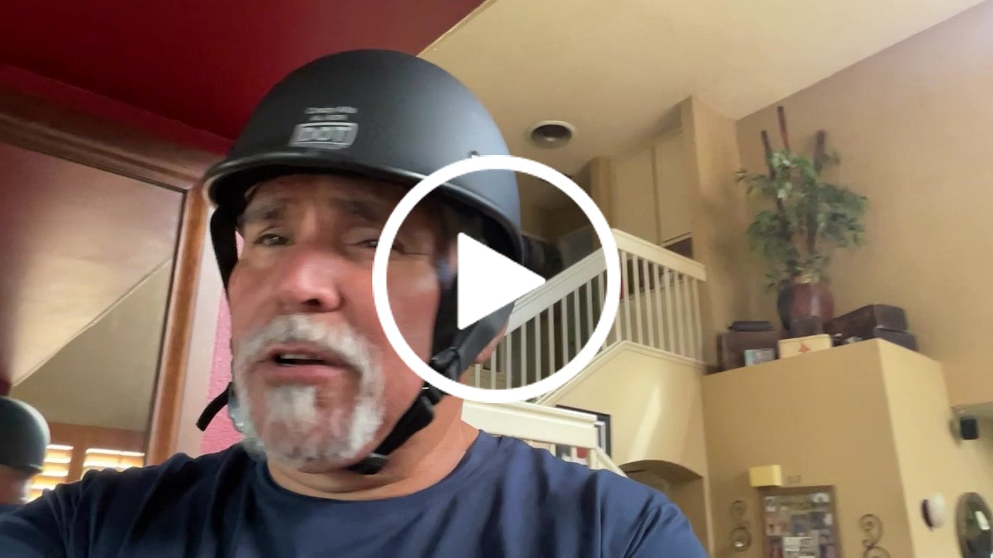 Customer video review of Switchback DOT Reversible Helmet Flat & Gloss Black
