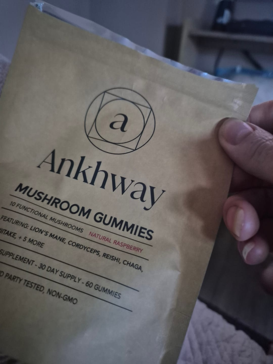 Customer photo review of Mushroom Gummies