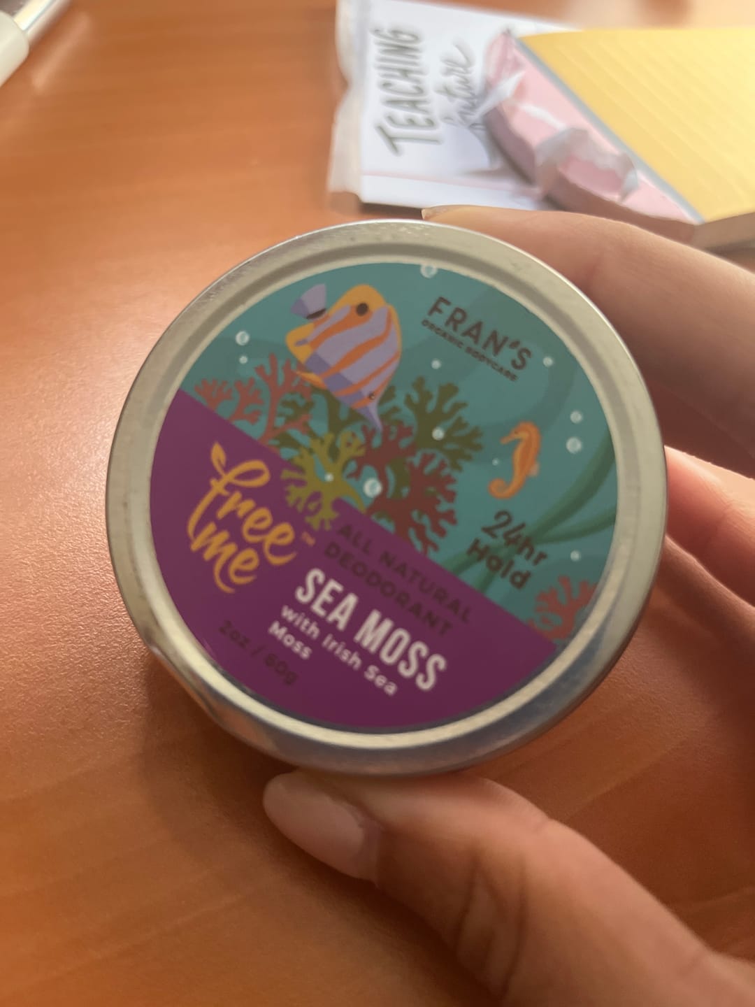 Customer photo review of FreeMe All Natural Deodorant