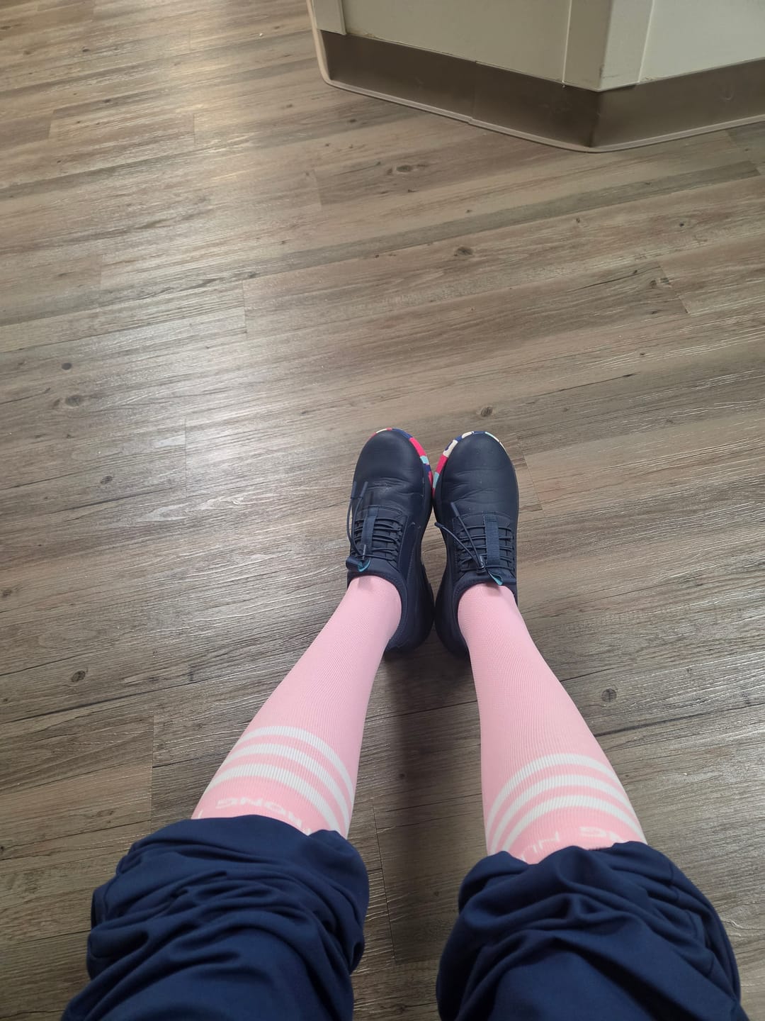 Customer photo review of NurseStrong Performance Compression Socks