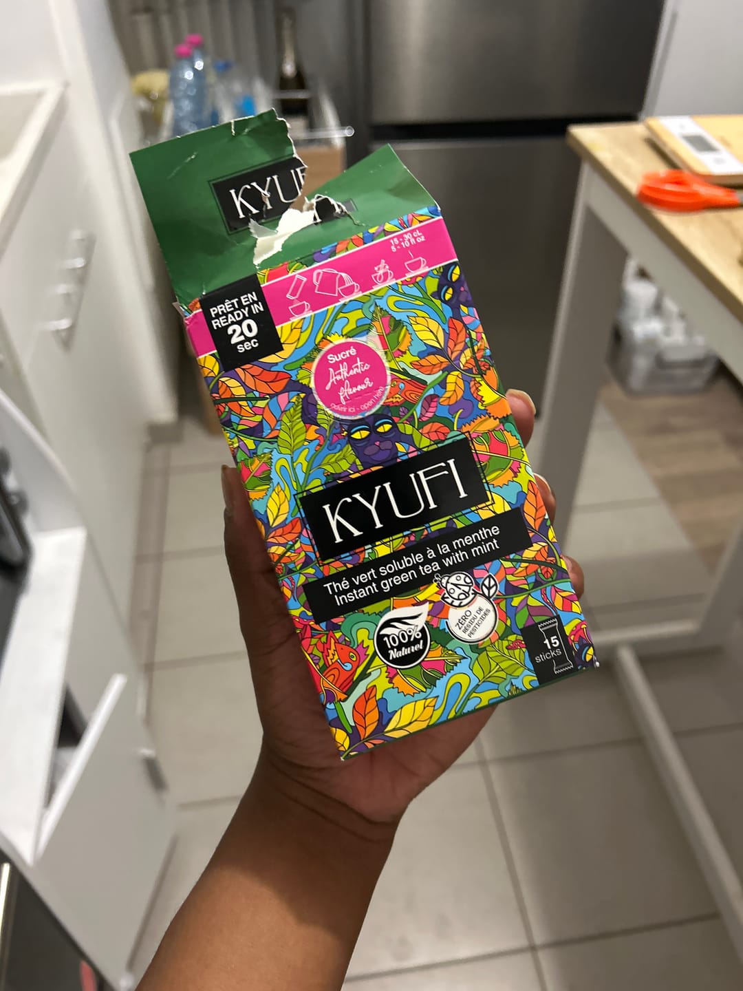 Customer photo review of Thé Vert Instantané À La Menthe - Recette Authentique
