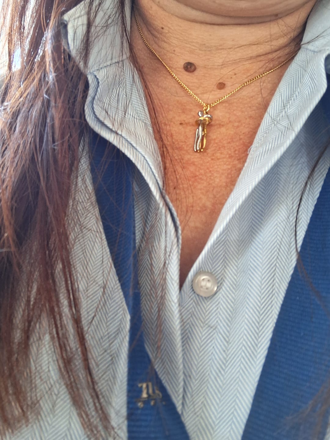 Customer photo review of The Original Hug Necklace