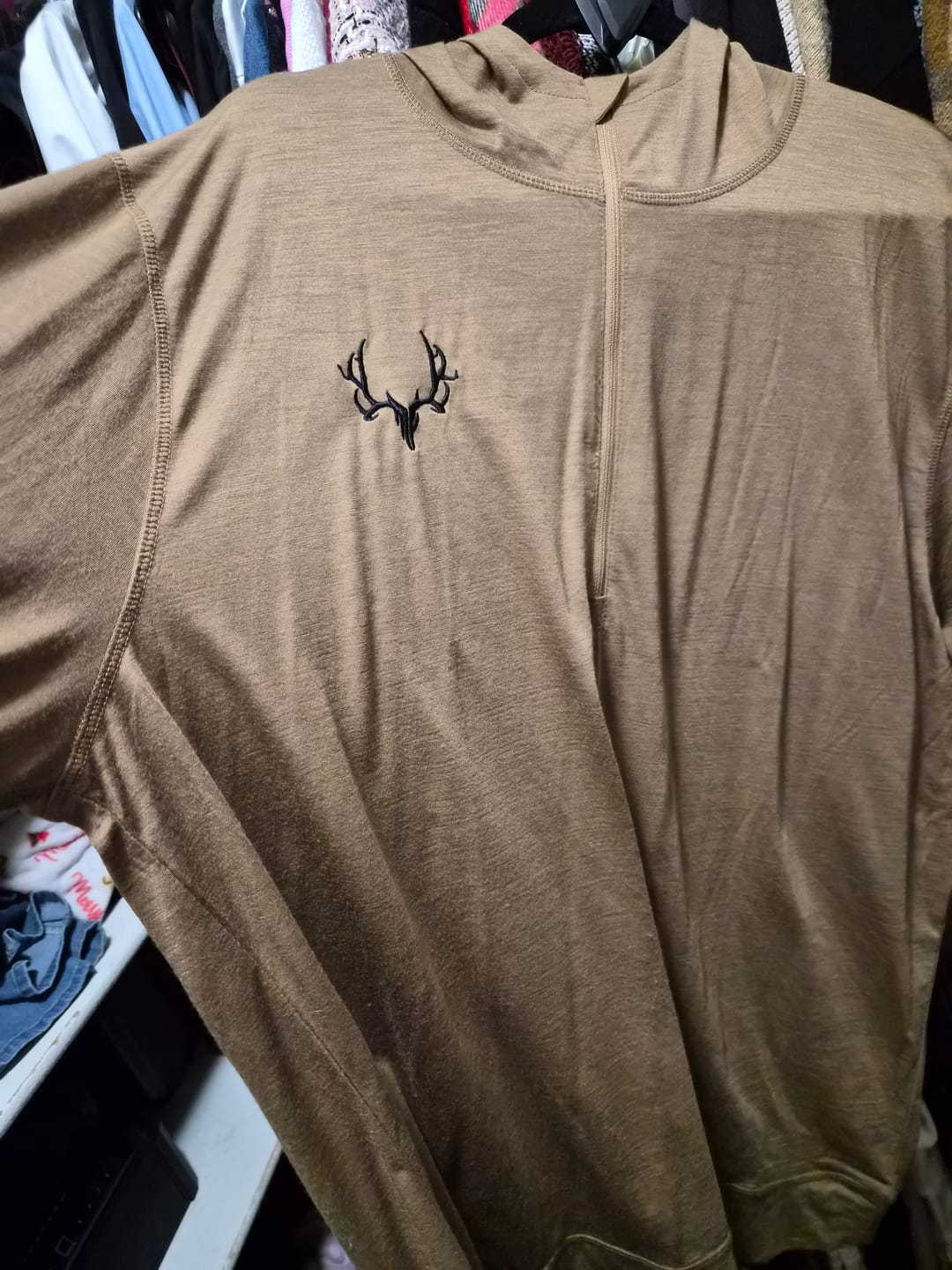 Customer photo review of Elite Merino Hooded Long Sleeve