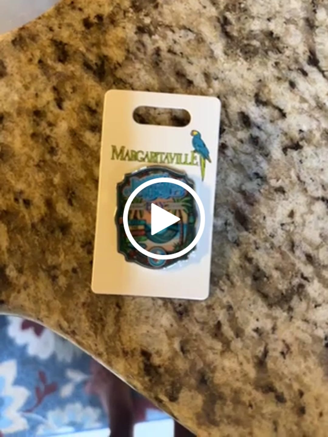 Customer video review of 2026 Jimmy Buffett Day Pin