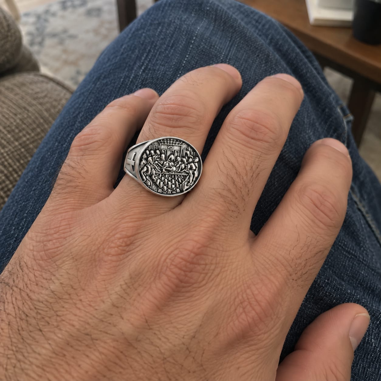 Customer photo review of Last Supper Ring