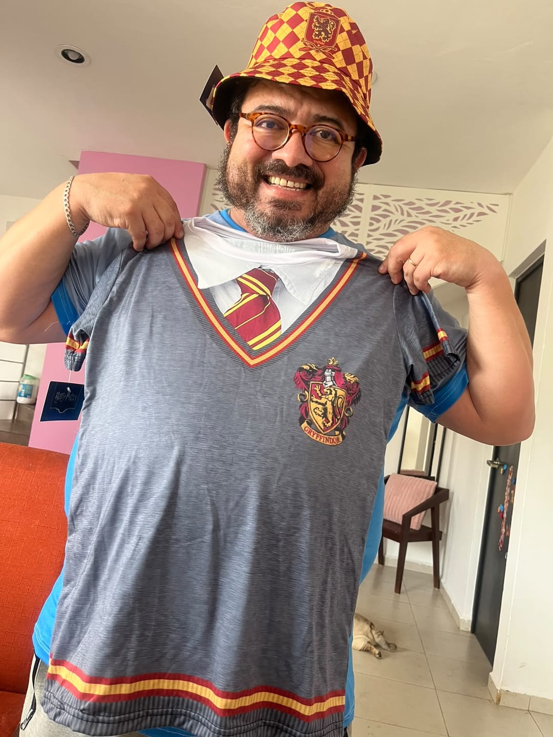 Customer photo review of Playera Pijama Uniforme Gryffindor