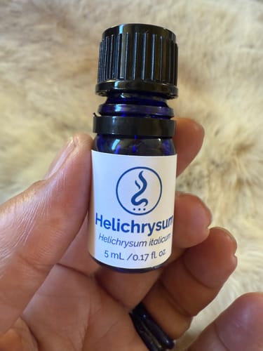 Customer photo review of True Egyptian Helichrysum Oil 5mL | Cold-Pressed