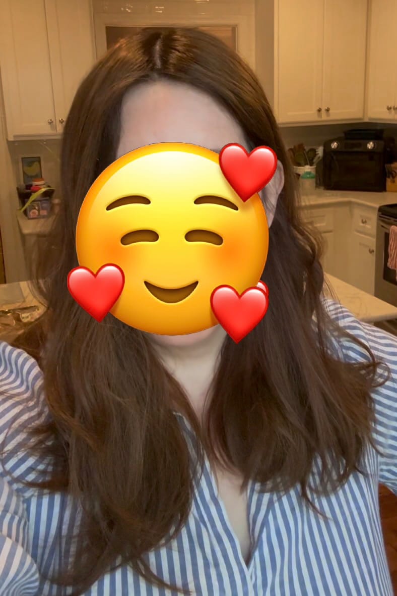Customer photo review of Chestnut Brunette // Lusta Silk Topper