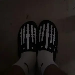 Customer photo review of Skeleton Mule Slides