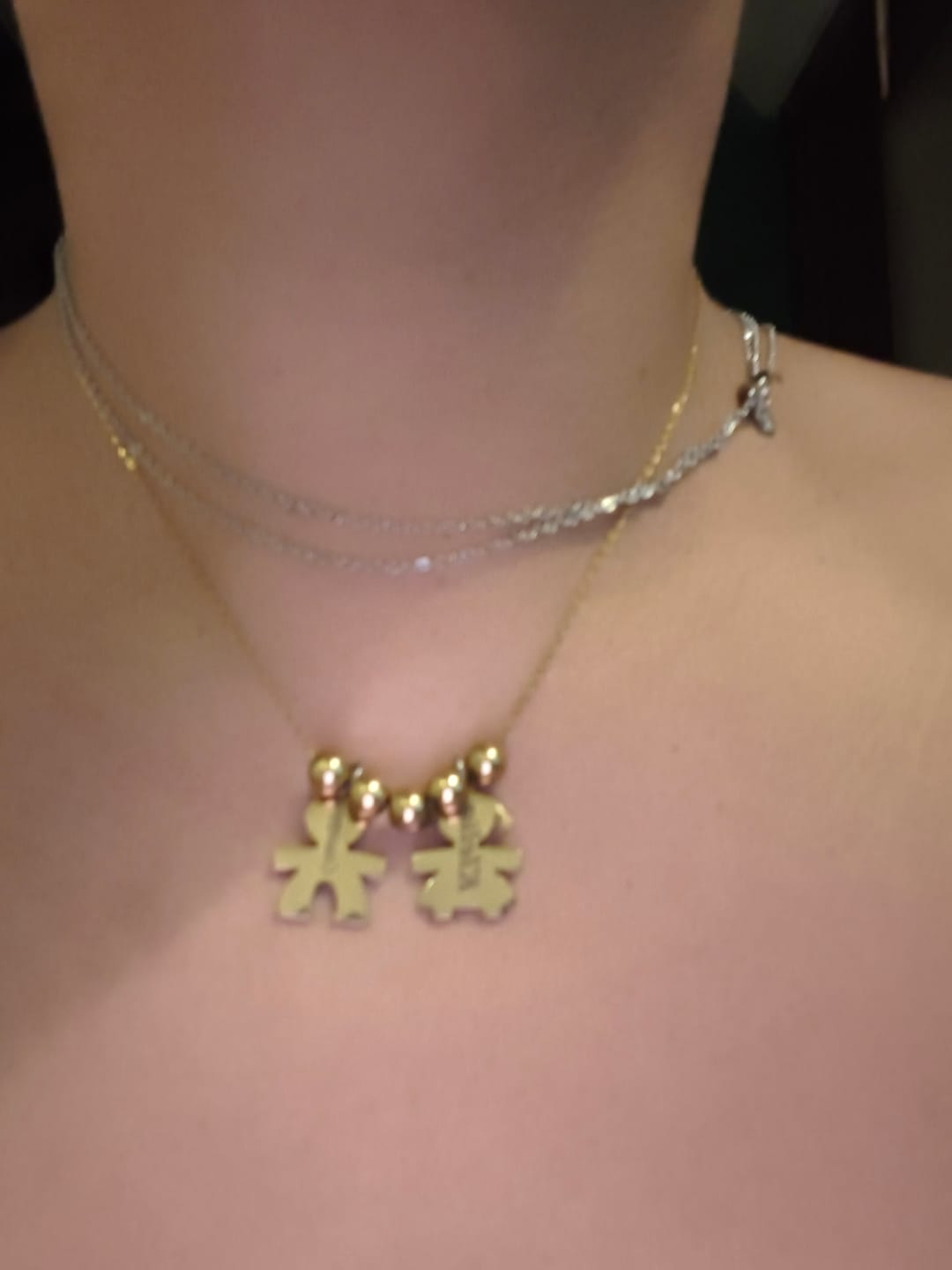 Customer photo review of Collana con bambini - I Miei Tesori