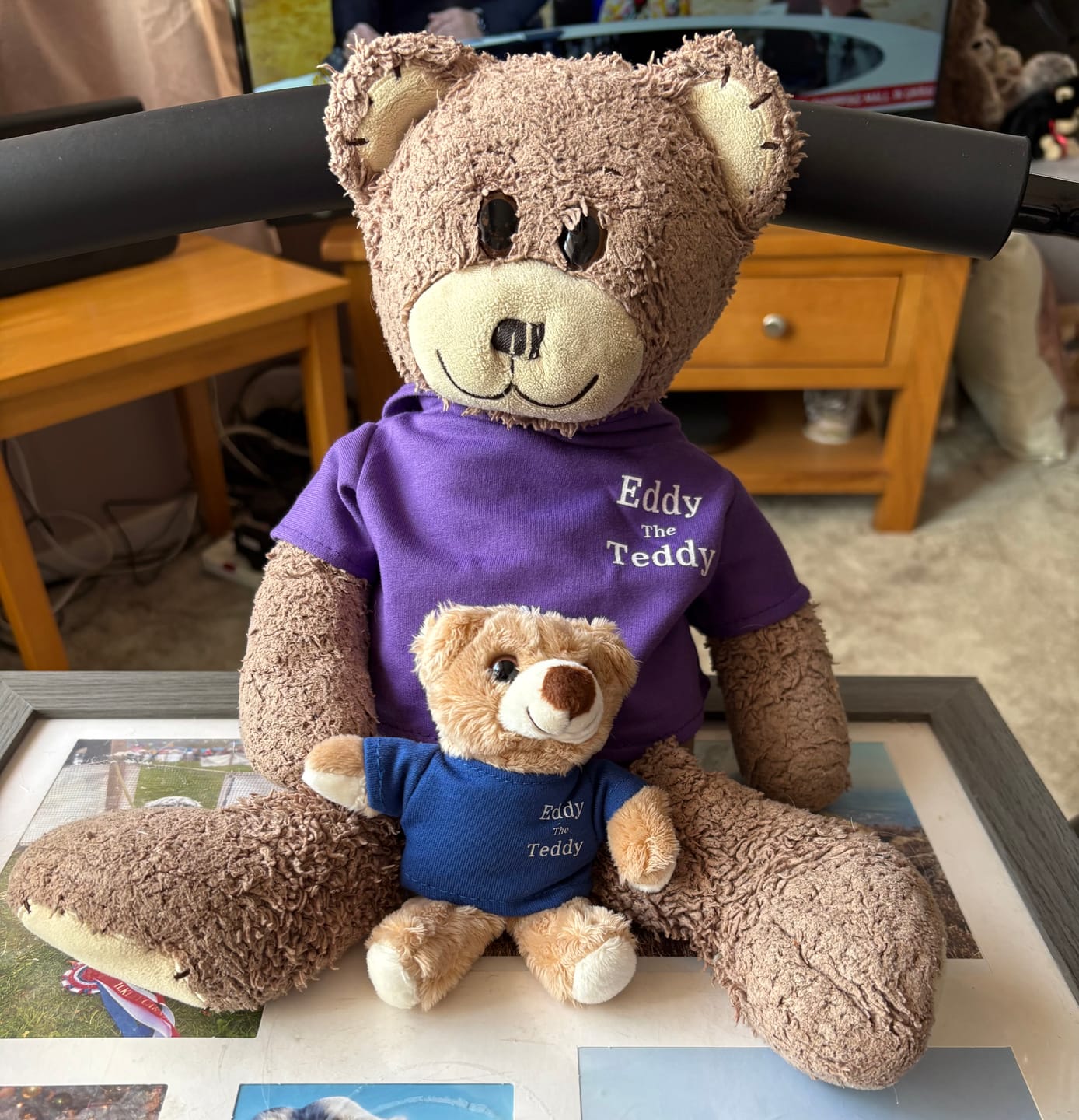 Customer photo review of 32cm Eddy the Teddy Bear Clothing (pack of 5)