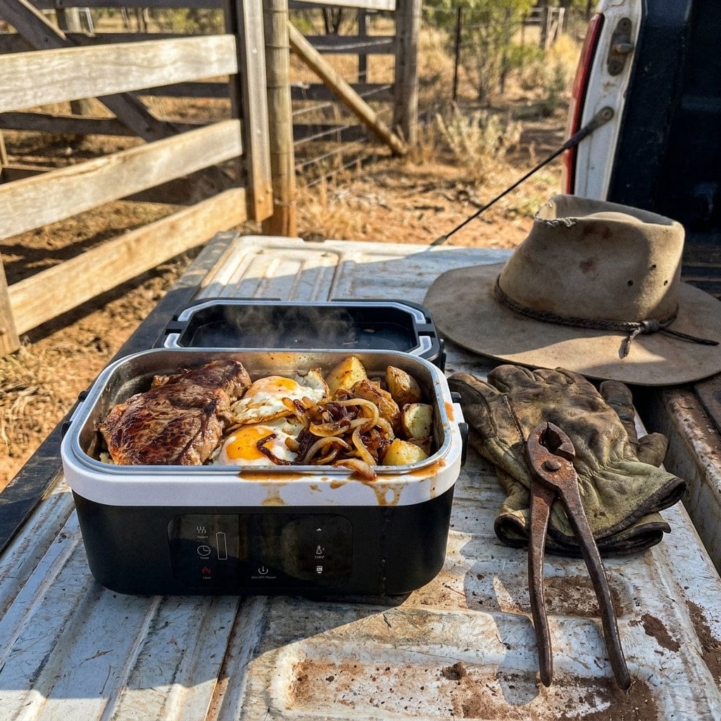 Customer photo review of SnapHeatEat™ Original 1.35L Electric Lunch Box