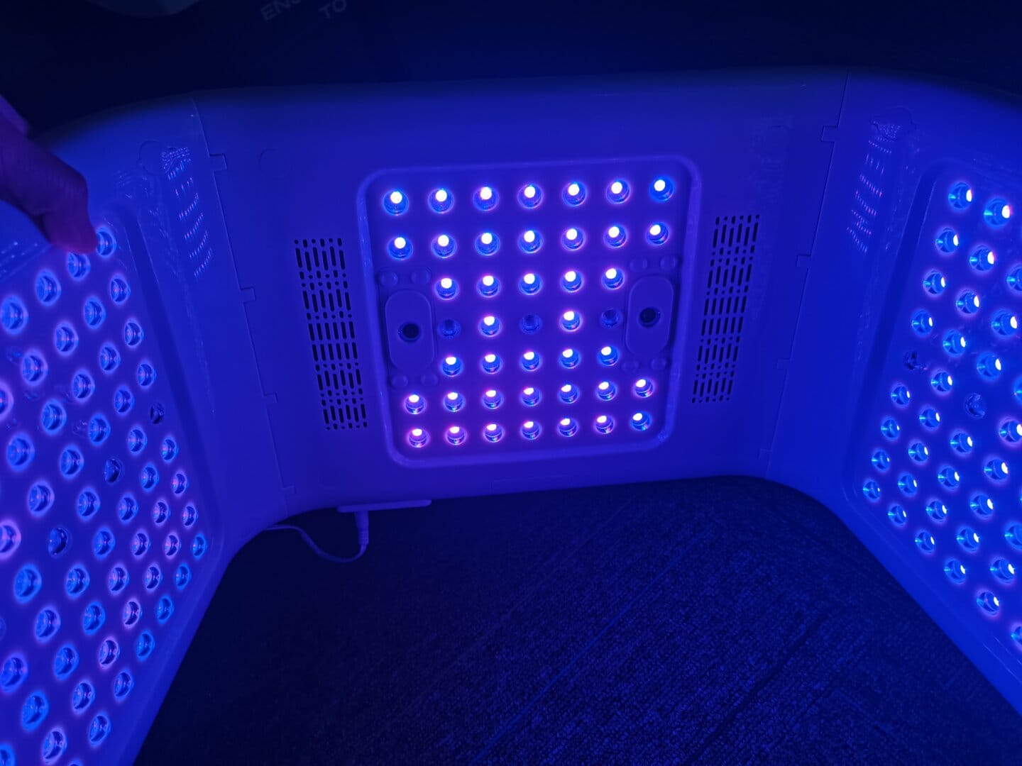 Customer photo review of Lumyhealth Salon LED Light Therapy Device