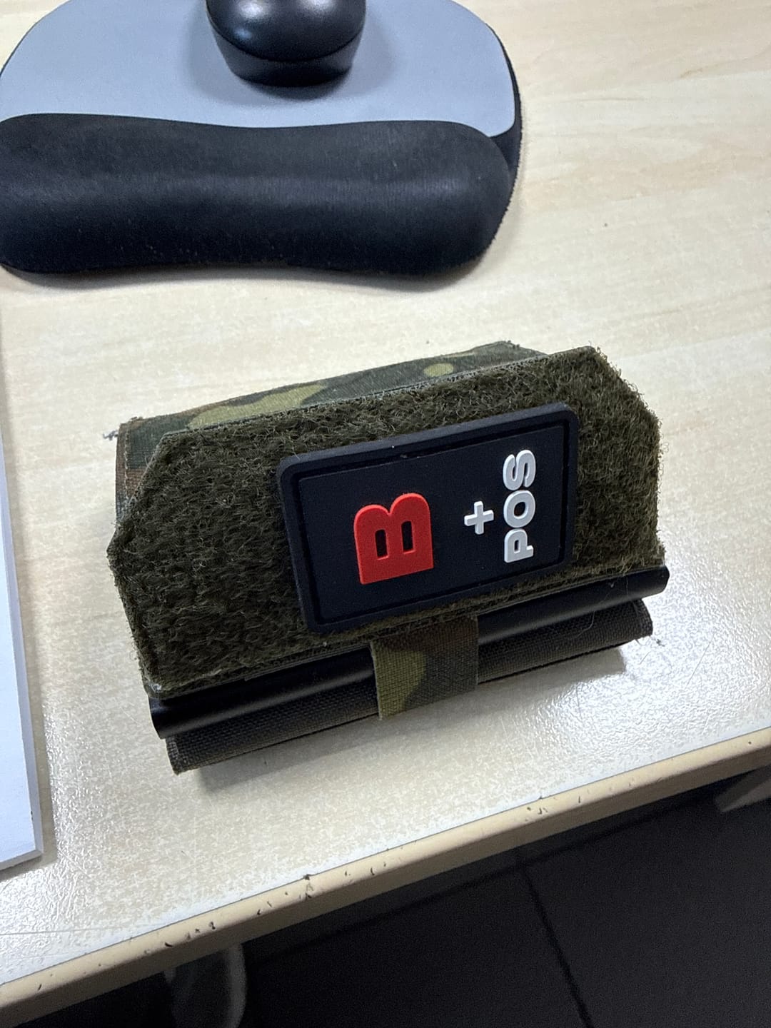 Customer photo review of Rubberpatch Blutgruppe B+ (POS)
