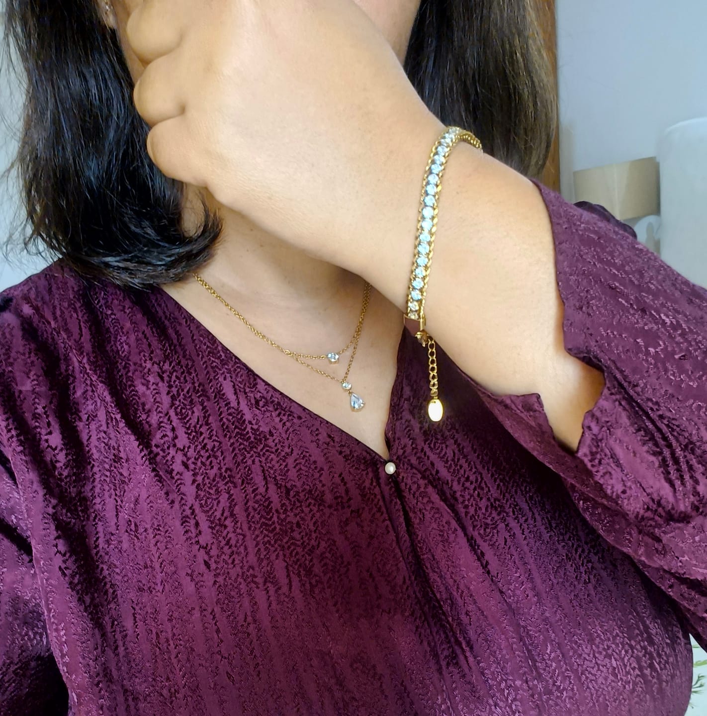 Customer photo review of Sparkle Link Bracelet