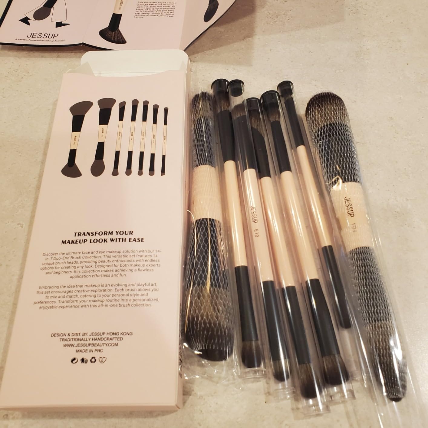 Customer photo review of Duo-End Brush Versatility Collection (Peach Dust) T600