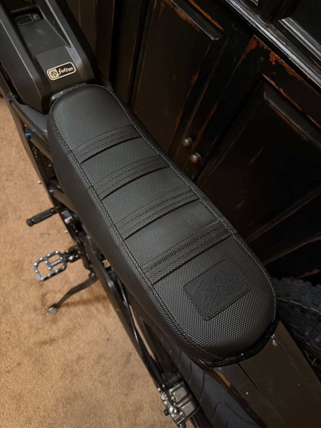 Customer photo review of Custom Seat Cover: Sur-Ron Light Bee X