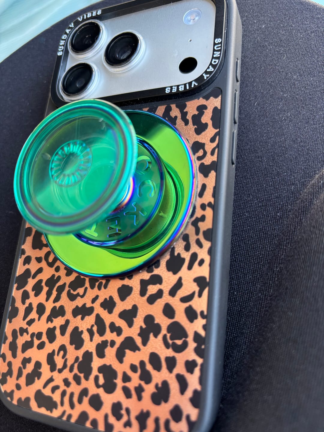 Customer photo review of Safari Chic iPhone Case