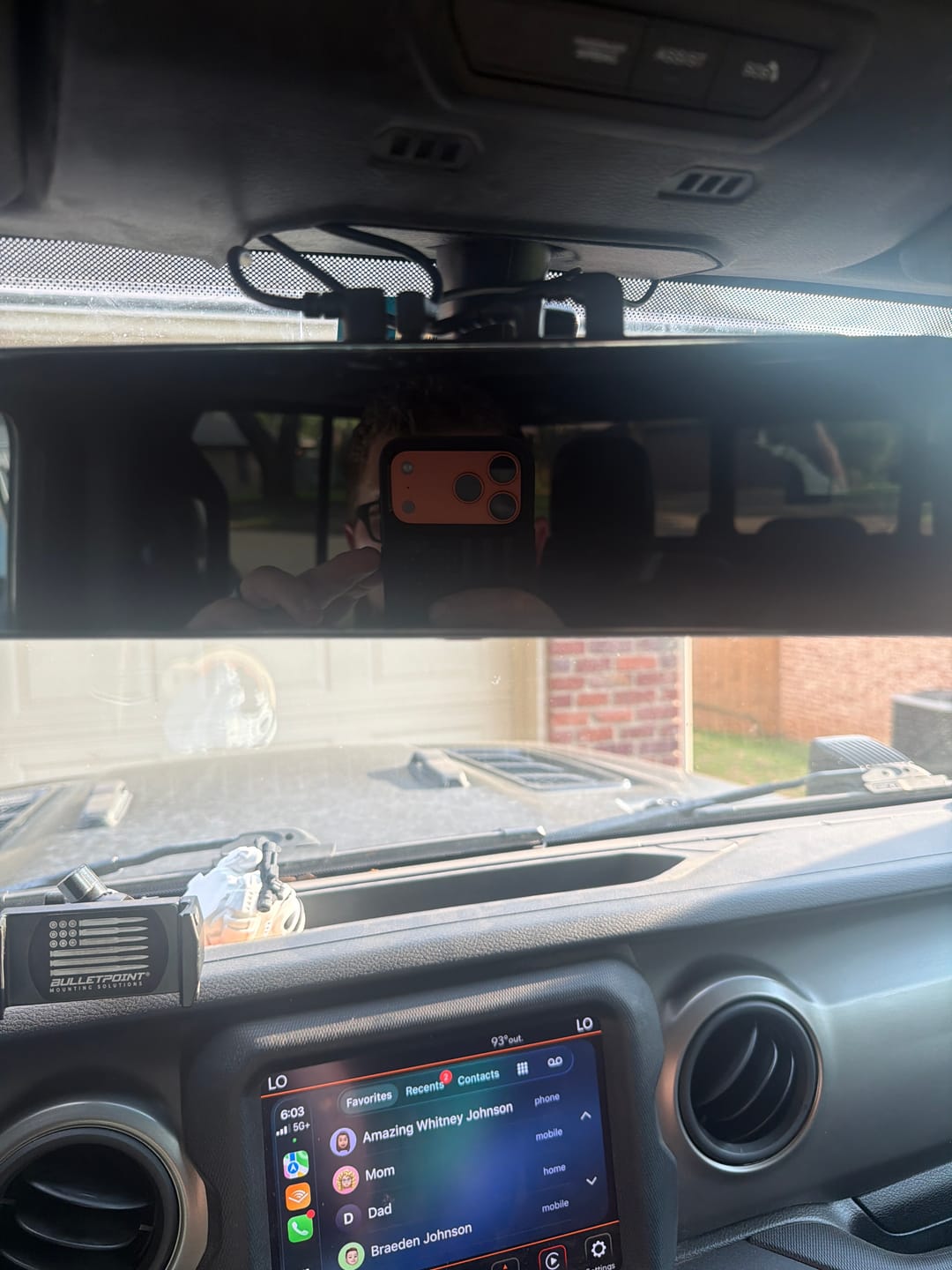 Customer photo review of WOLFBOX G900TriPro Bumper Version 4K Sony STARVIS 2 Mirror Dash Cam with Exclusive 30-Month Warranty