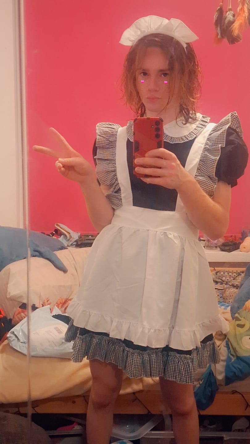 Customer photo review of cosplay cute maid outfit  PL52360