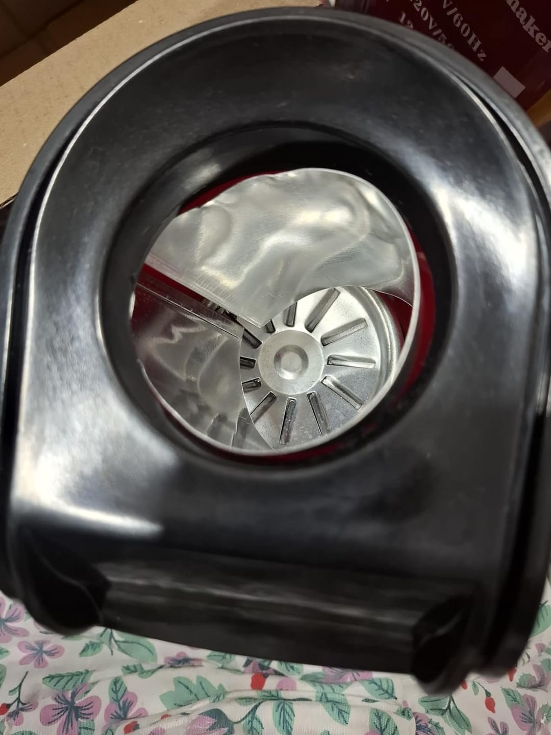 Customer photo review of Oil-Free Popcorn Maker Machine