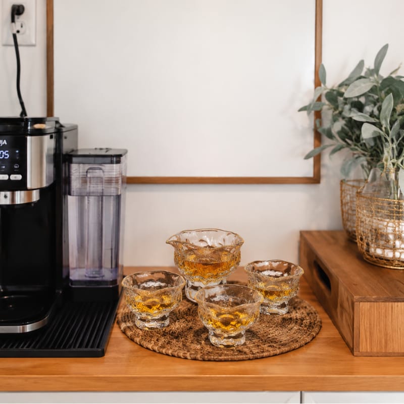 Customer photo review of Takumi Walnut Pattern Tall Teacups