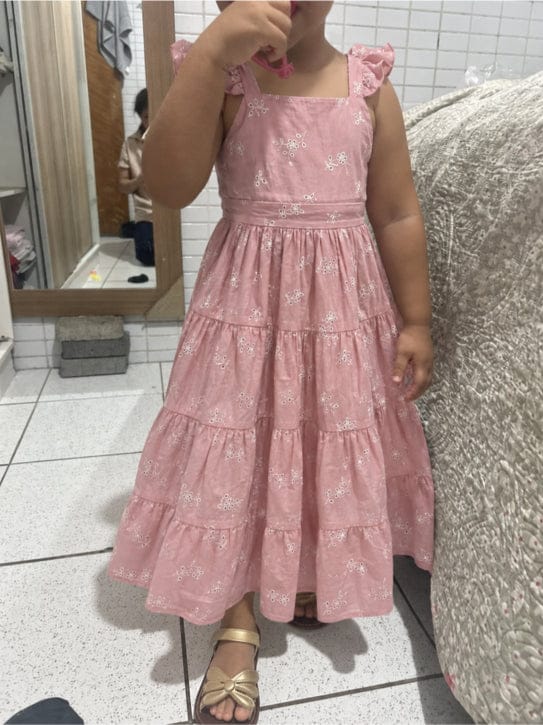 Customer photo review of Vestido Largo para niña - Gabriela