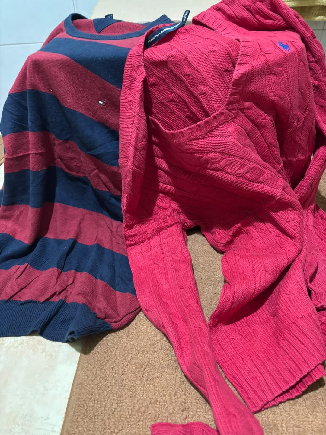 Customer photo review of Fiore Vintage & Secondhand - Box 5 pz Maglioni Ralph Lauren, Lacoste, Tommy Hilfiger PREMIUM