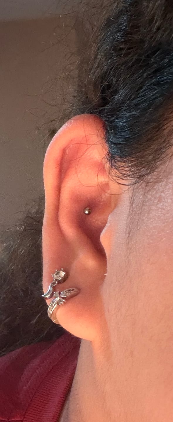 Customer photo review of Gentle Piercing